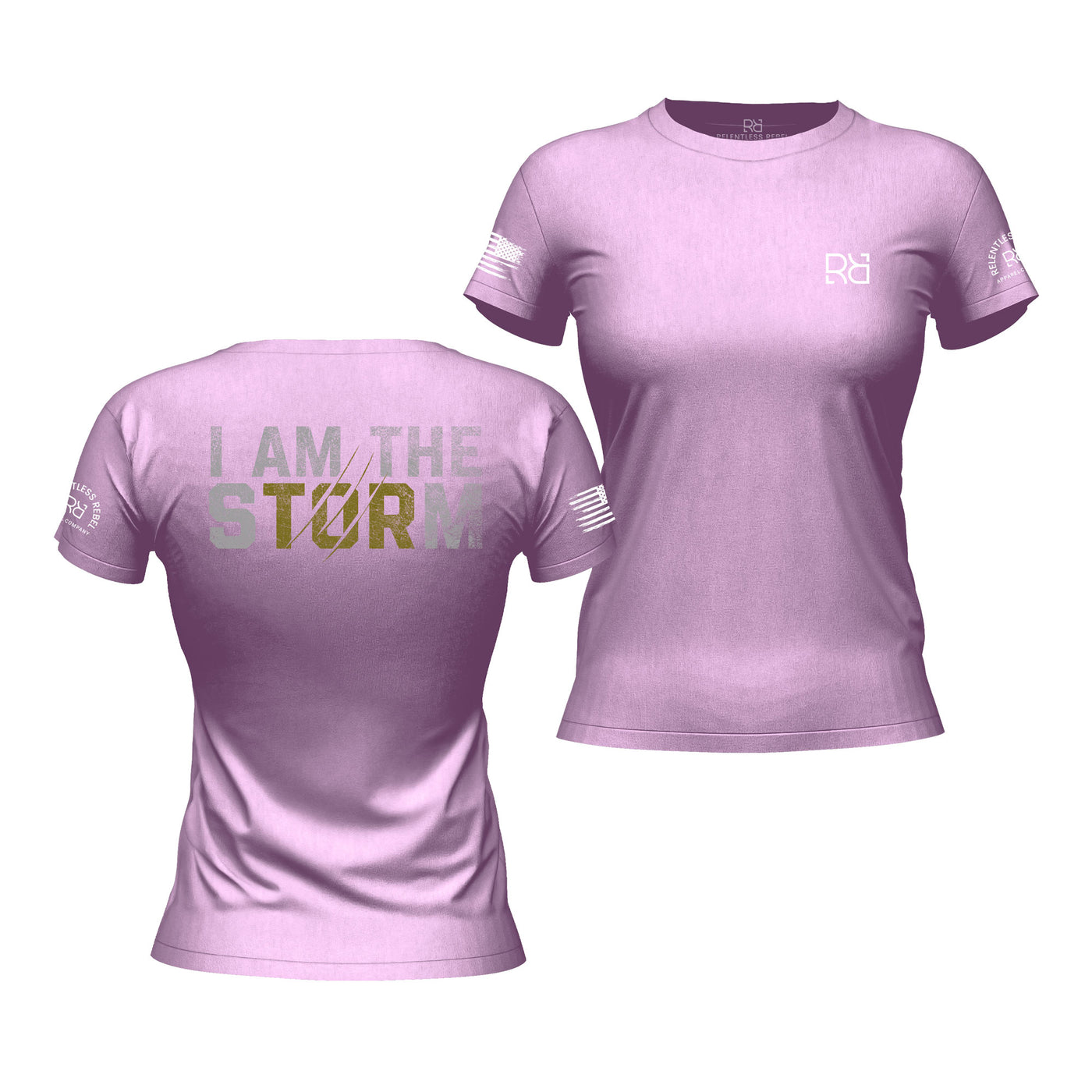 Prism Lilac Women's I Am The Storm Back Design Tee