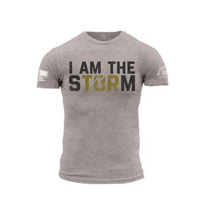 Heather Stone Men's I Am The Storm Front Design Tee