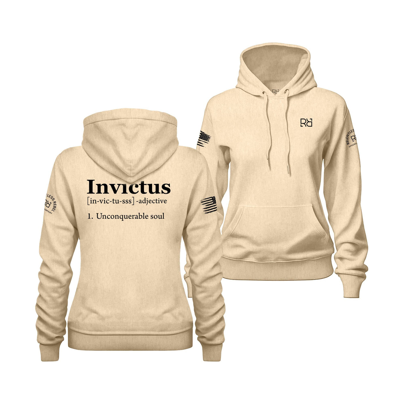 Sandshell Women's Invictus Back Design Hoodie