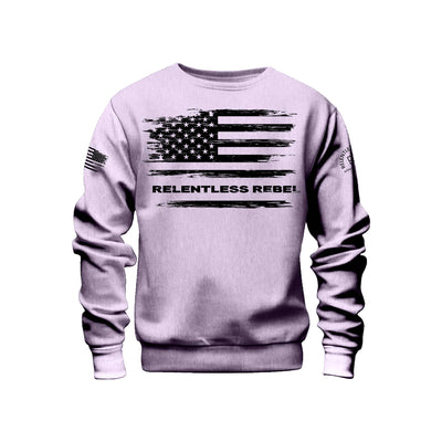 Relentless Rebel Flag | Front | Crew Neck Sweatshirt