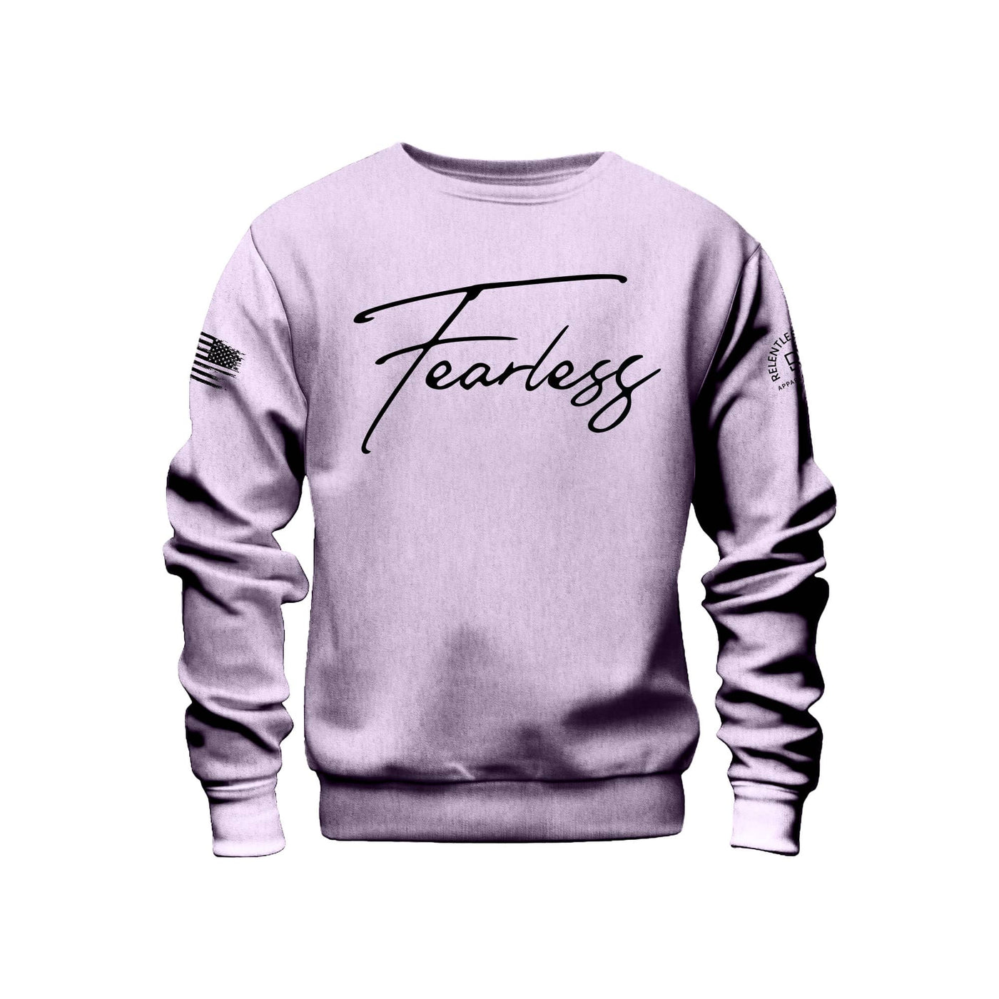 Lady Lavender Fearless Front Design Sweatshirt