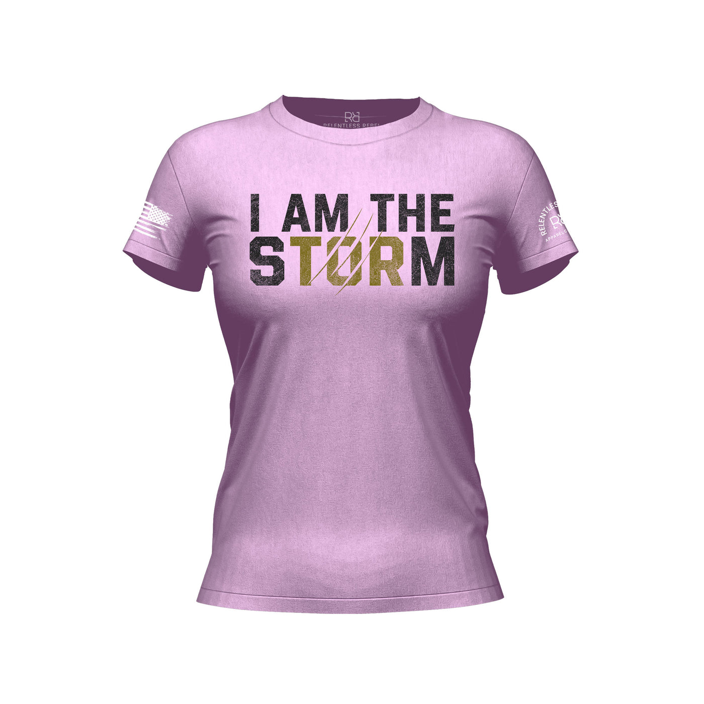 Prism Lilac Women's I Am The Storm Front Design Tee