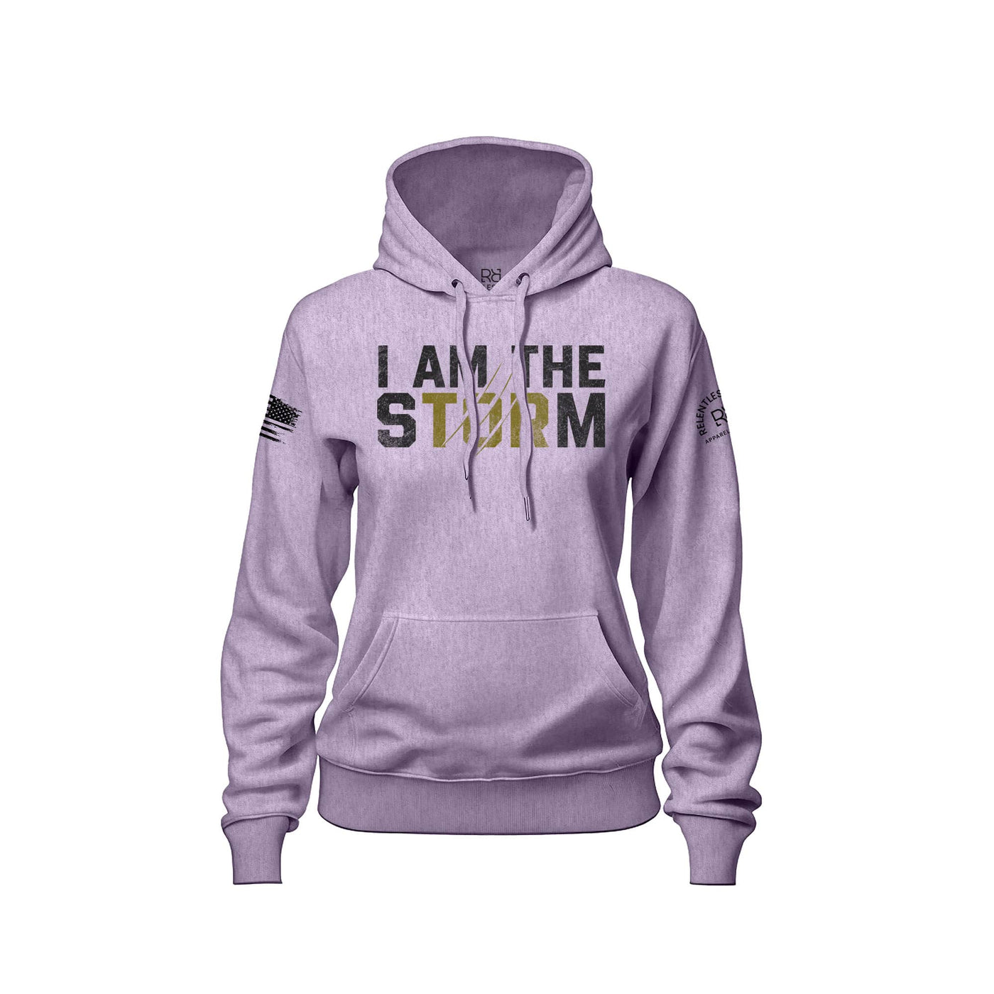 Lilac Women's I Am The Storm Front Design Hoodie