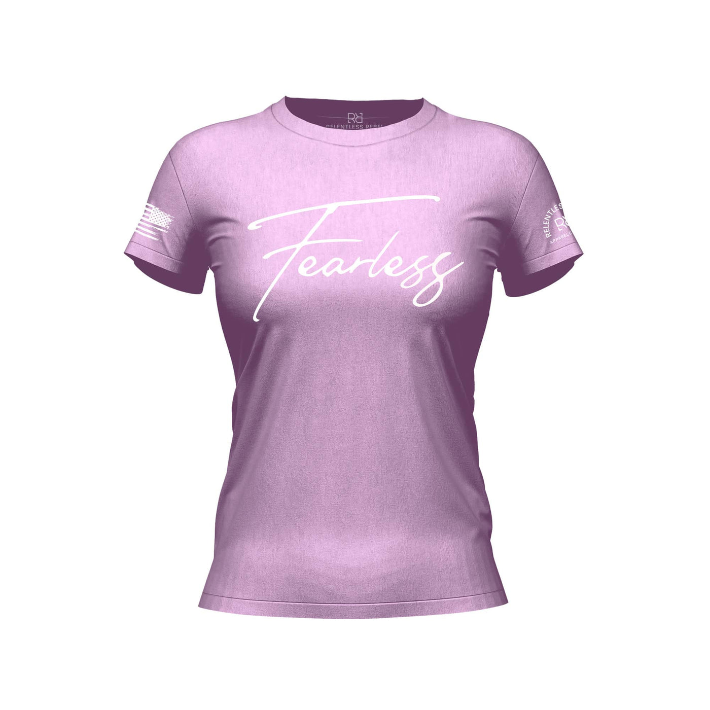 Prism Lilac Women's Fearless Front Design Tee