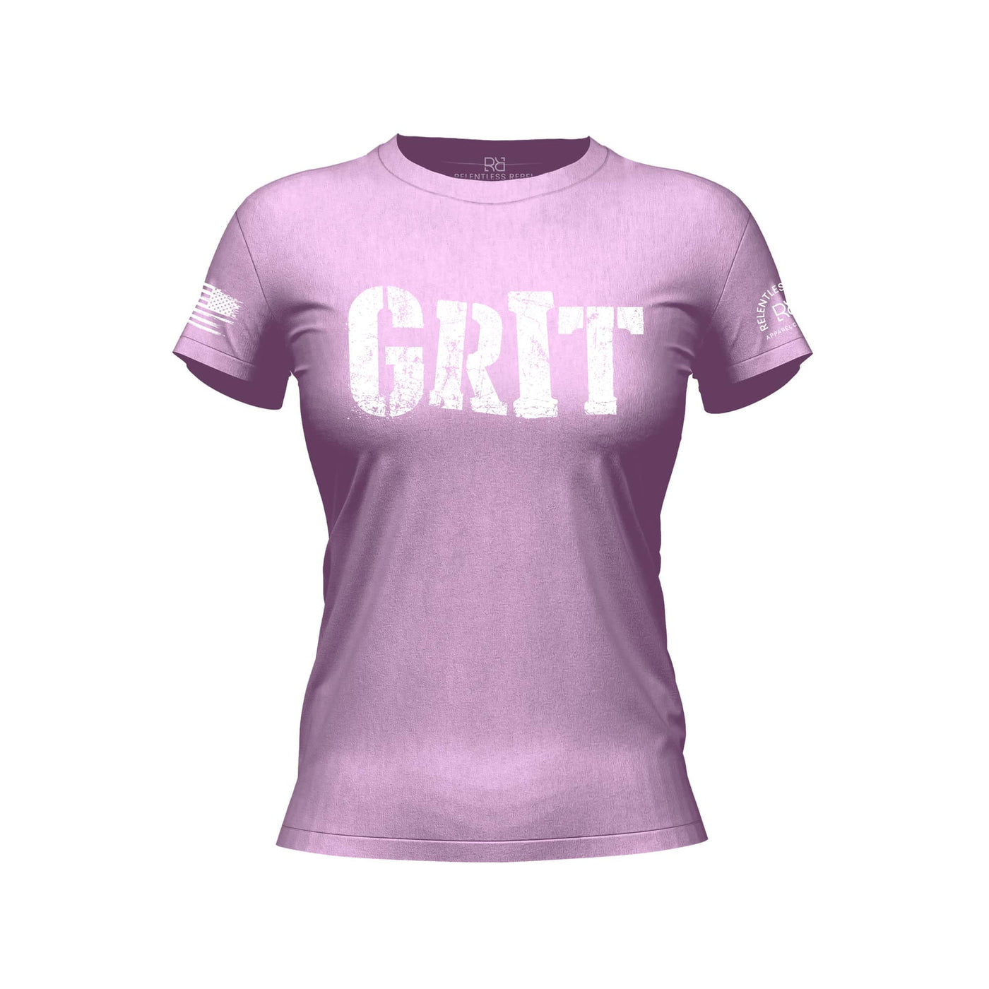 Prism Lilac Women's Grit Front Design Tee