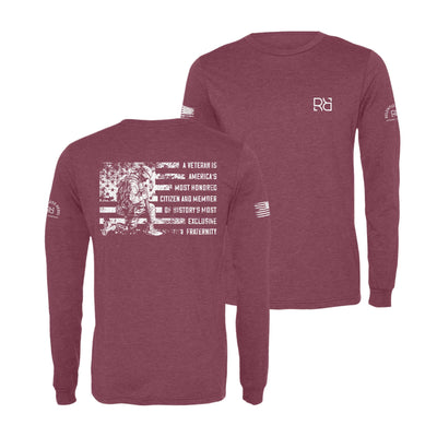 A Veteran... B&W | Men's Triblend Long Sleeve