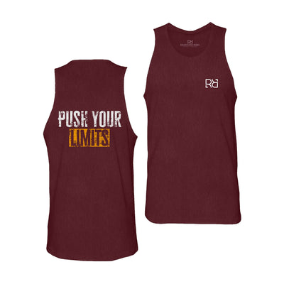 Maroon Push Your Limits Men's Tank Top