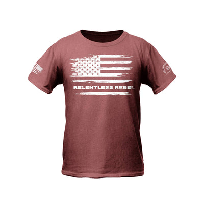 Relentless Rebel Flag | Front | Youth Tee