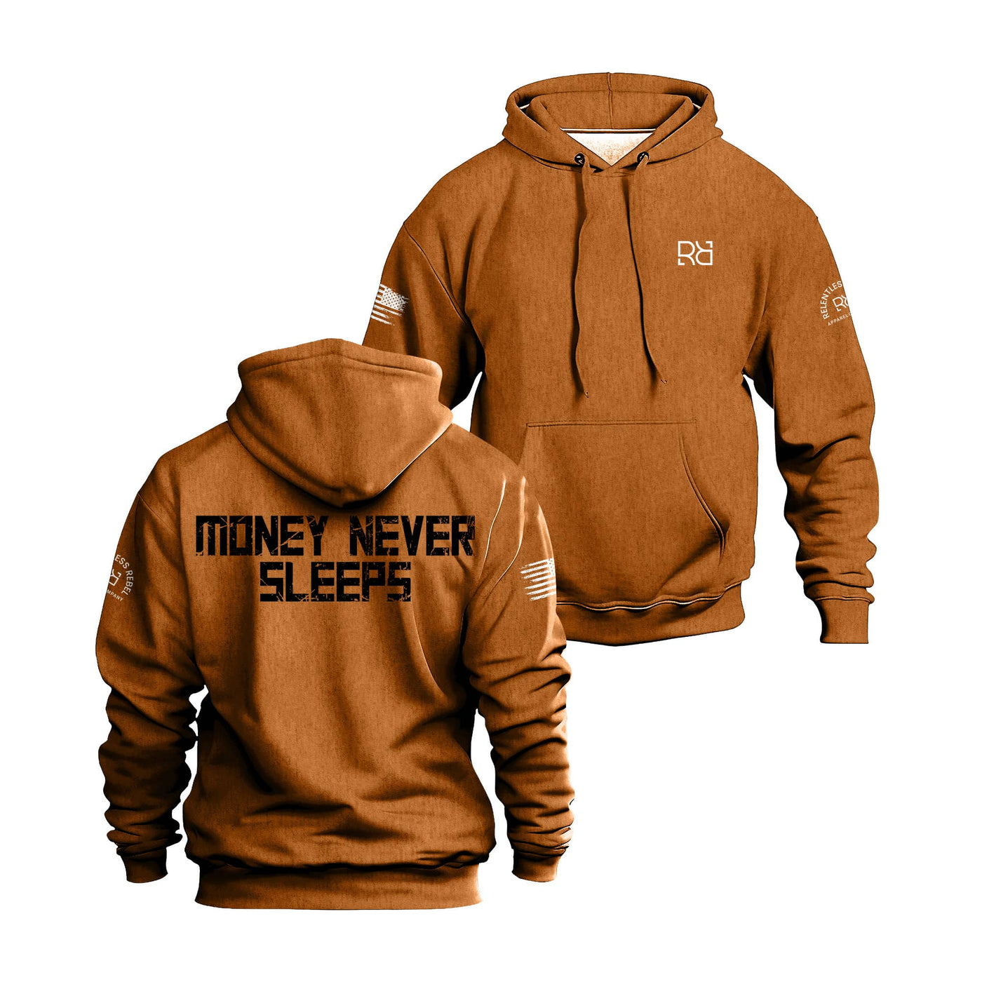 Money Never Sleeps | Heavyweight | Men's Hoodie