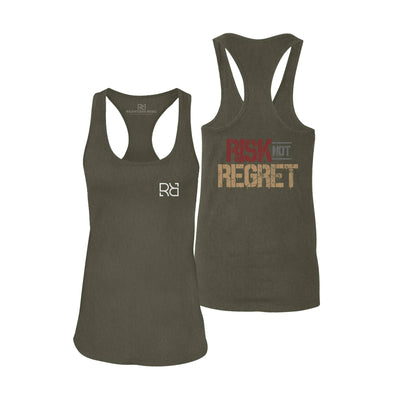 Risk Not Regret | Back | Women's Racerback Tank Top