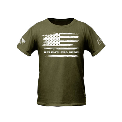 Relentless Rebel Flag | Front | Youth Tee