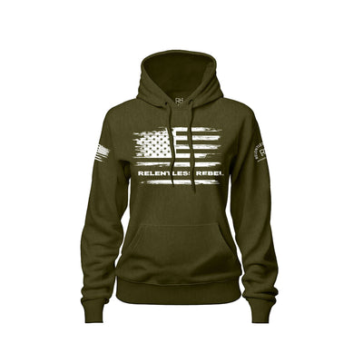 Relentless Rebel Flag | Front | Women's Hoodie