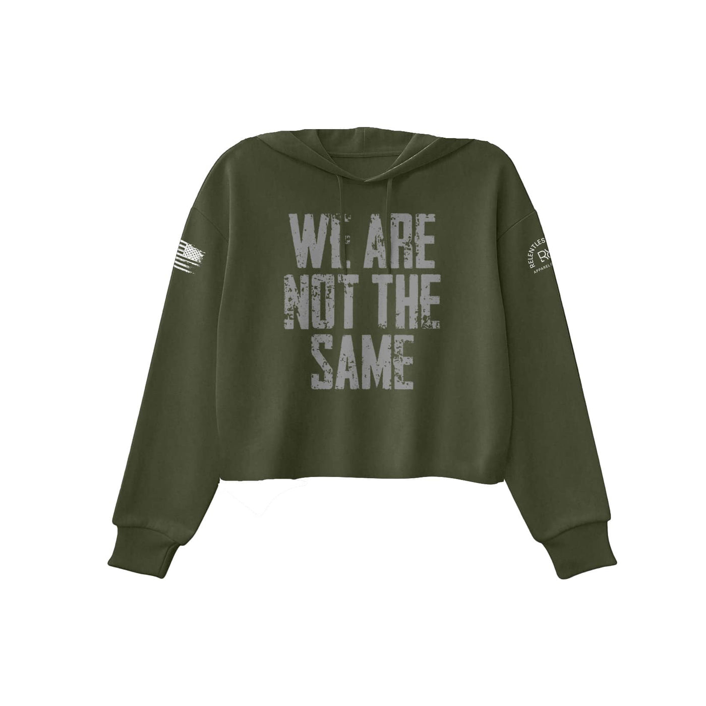 We Are Not the Same | Front | Women's Cropped Hoodie