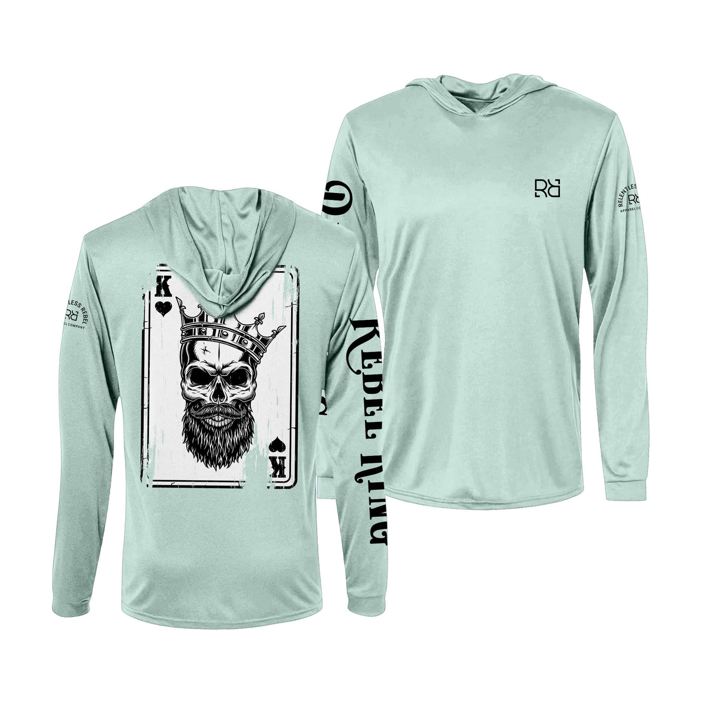 Mint Rebel King Rebel Ace Men's Long Sleeve Dry Fit