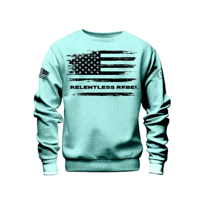 Relentless Rebel Flag | Front | Crew Neck Sweatshirt