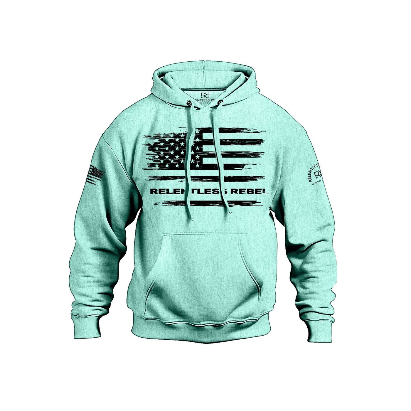 Relentless Rebel Flag | Front | Men's Hoodie