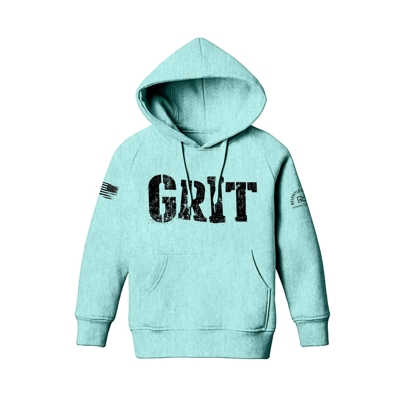 Mint Youth Grit Front Design Hoodie