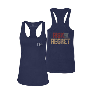 Risk Not Regret | Back | Women's Racerback Tank Top