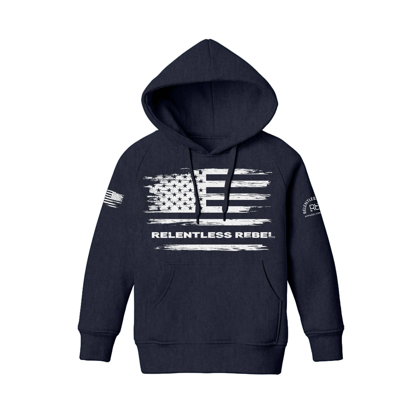 Relentless Rebel Flag | Front | Youth Hoodie