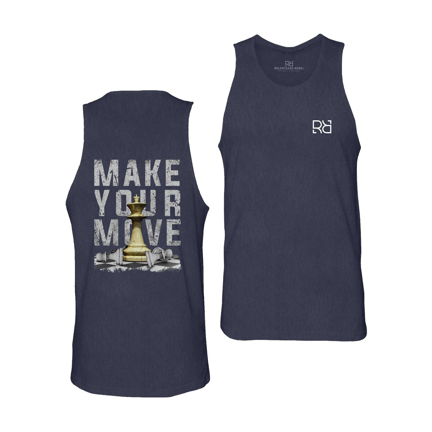 Navy Make Your Move Men's Tank Top