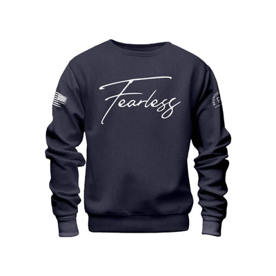 Classic Navy Fearless Front Design Sweatshirt