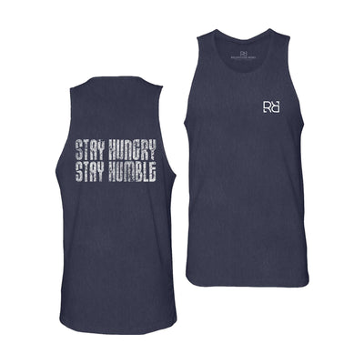 Navy Stay Hungry Stay Humble Men's Tank Top