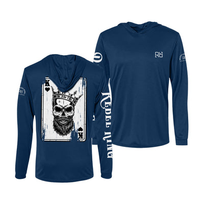 Navy Rebel King Rebel Ace Men's Long Sleeve Dry Fit