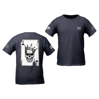 Heather Navy Rebel Prince Rebel Jack Youth Tee