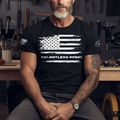 Relentless Rebel Flag | Front | Premium Men's Tee