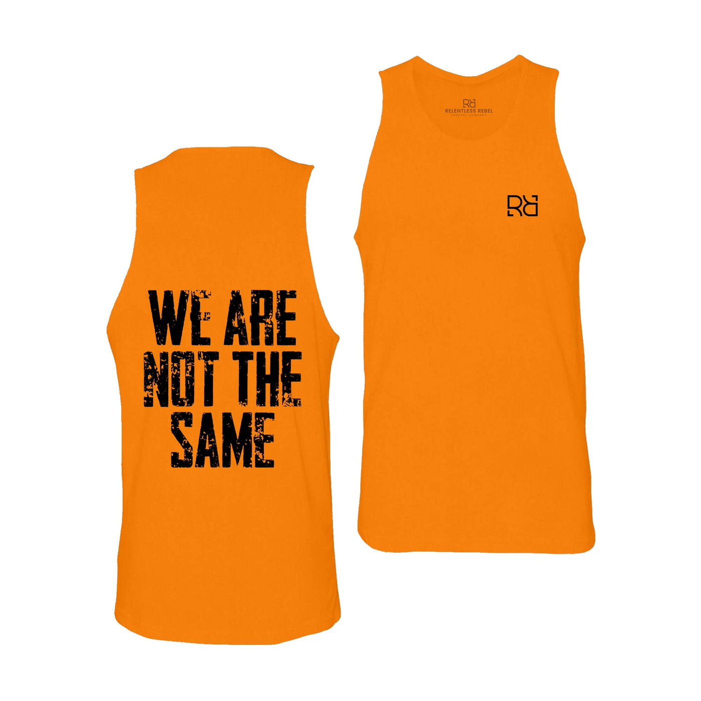 Orange We Are Not The Same Men's Tank Top