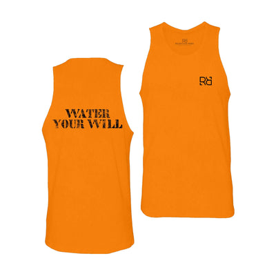 Orange Water Your Will Men's Tank Top