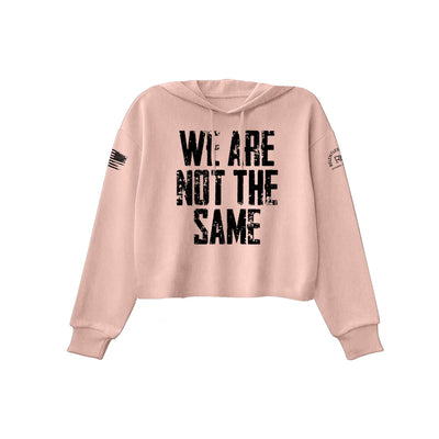 Peach We are Not The Same Women's Cropped Hoodie