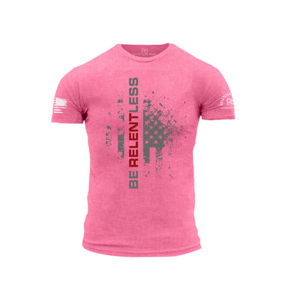 Charity Pink Men's Be Relentless Front Design Tee