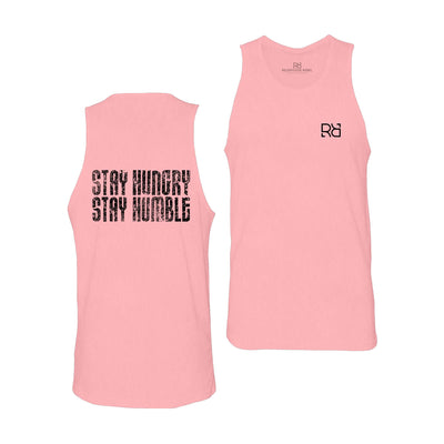 Pink Stay Hungry Stay Humble Men's Tank Top