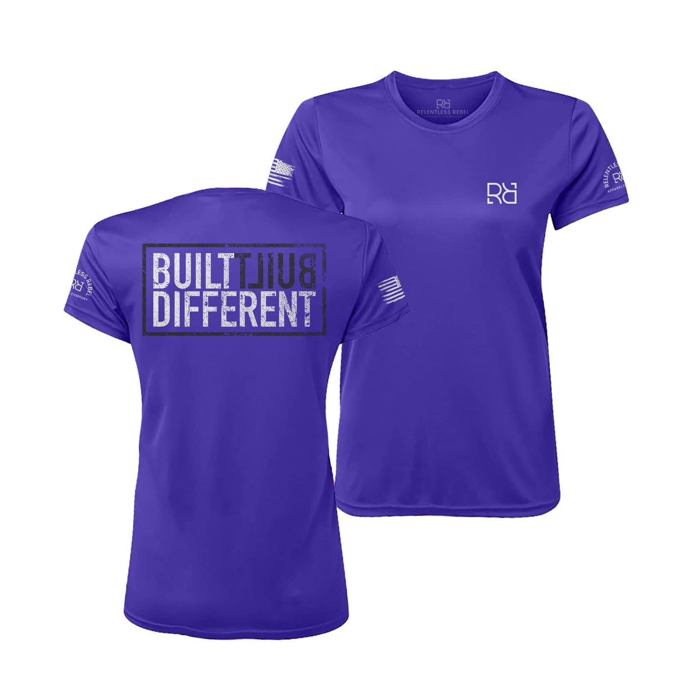 Built Different Purple Women's Dry Fit Tee