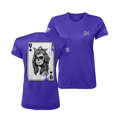 Purple Rebel Queen "Rebel Ace" Women's Dri Fit Tee