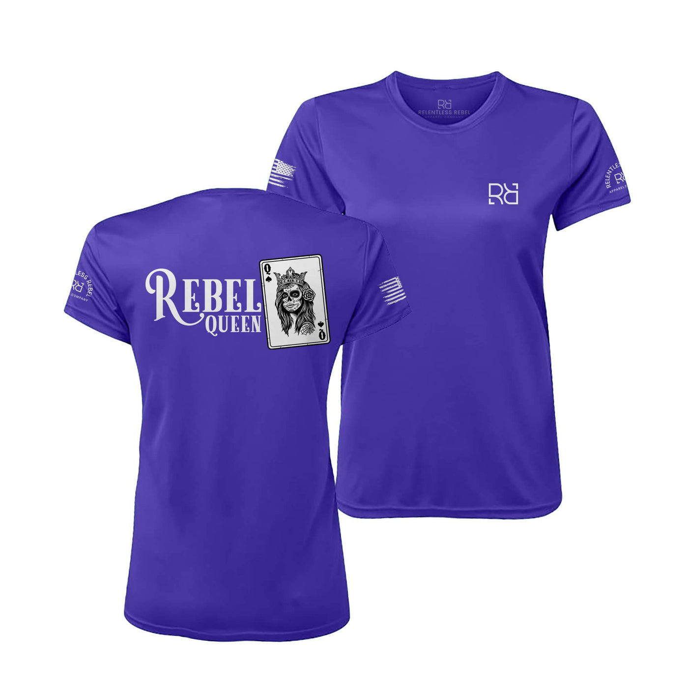 Purple Rebel Queen "Rebel Ace" Women's Dri Fit Tee