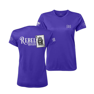 Purple Rebel Queen "Rebel Ace" Women's Dri Fit Tee