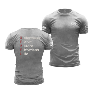 Athletic Heather Relentless Effort Before Effortless Life | Premium Men's Tee