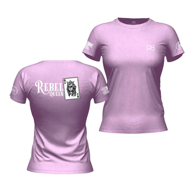 Prism Lilac Women's Rebel Queen Back Design T-Shirt
