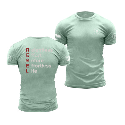 Mint Relentless Effort Before Effortless Life | Premium Men's Tee