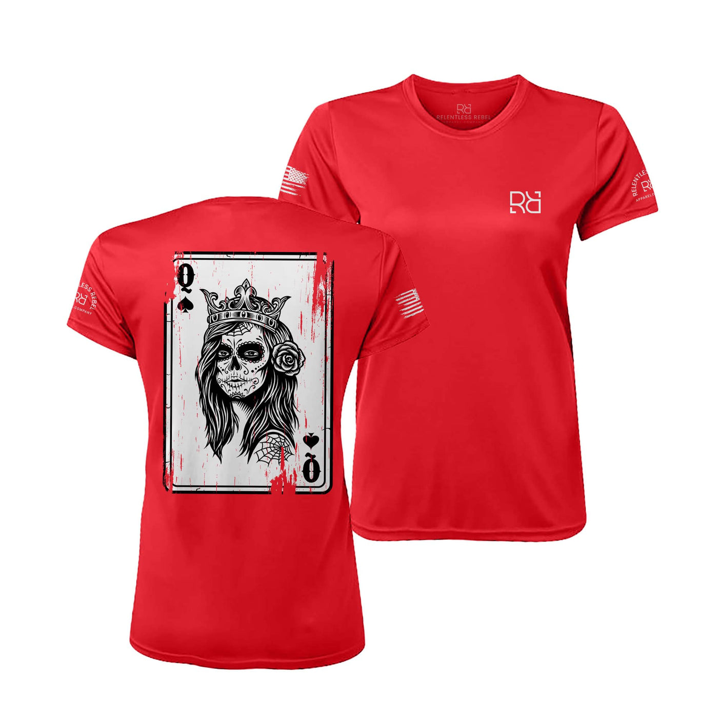 Red Rebel Queen "Rebel Ace" Women's Dri Fit Tee