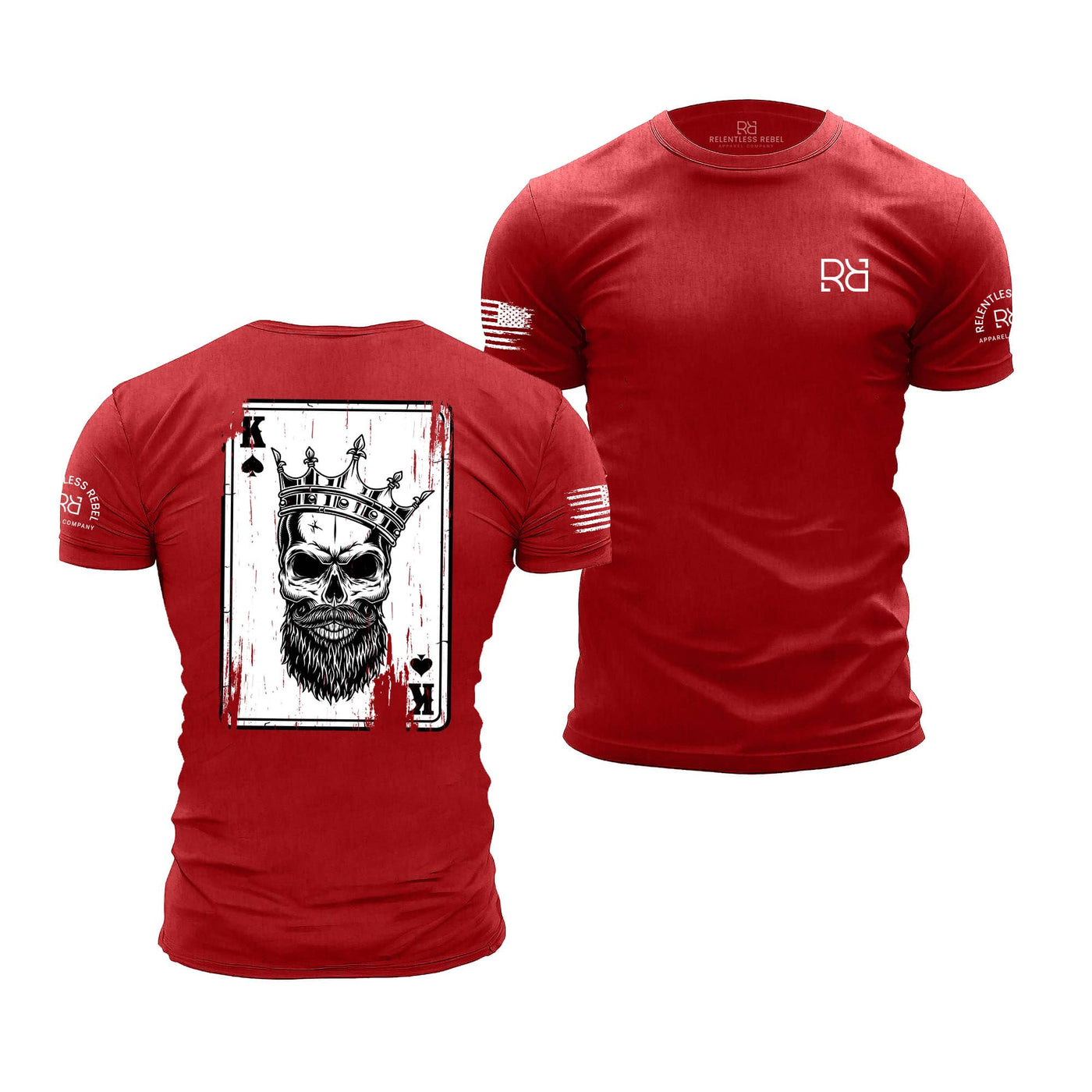 I Am The Storm | Rebel King "Rebel Ace" | Red Men's Tee Bundle