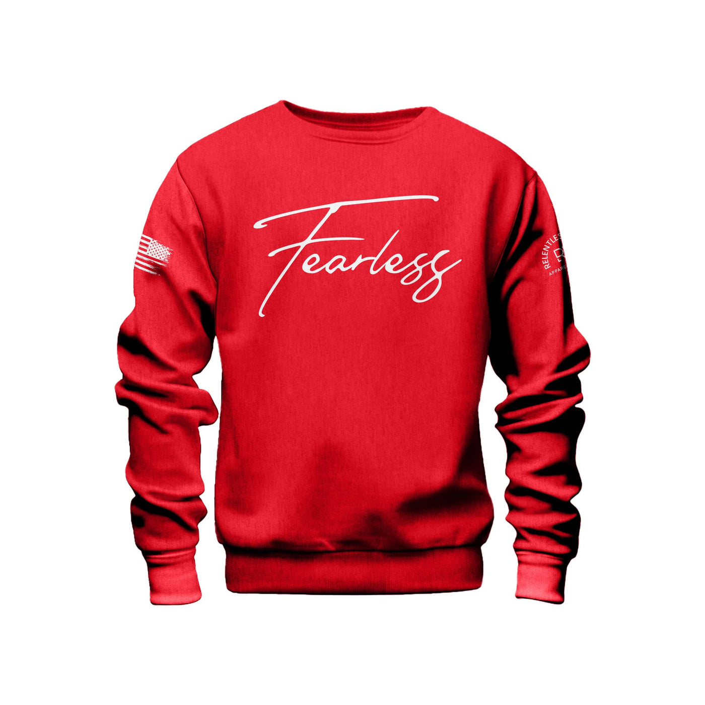 Rebel Red Fearless Front Design Sweatshirt