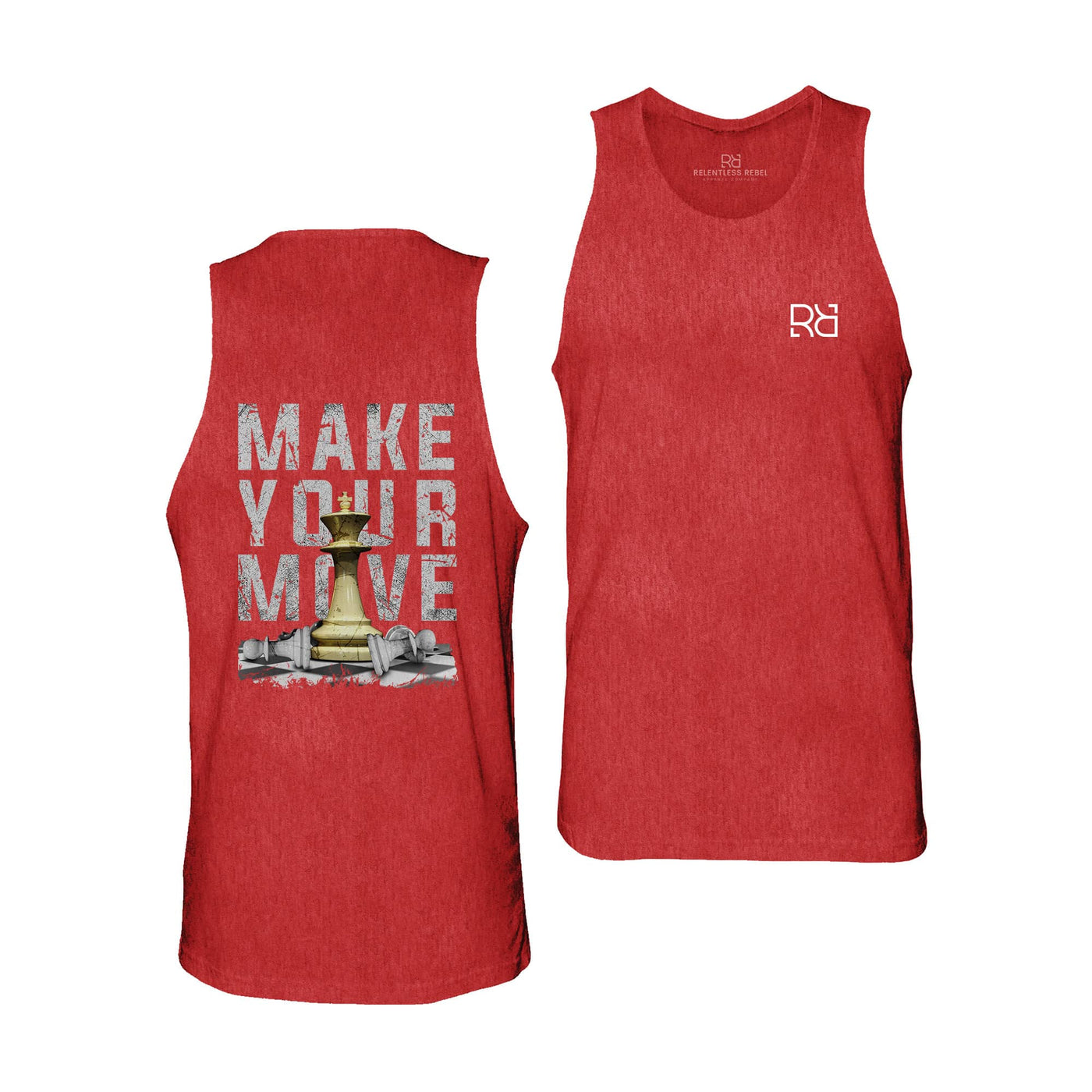 Red Make Your Move Men's Tank Top