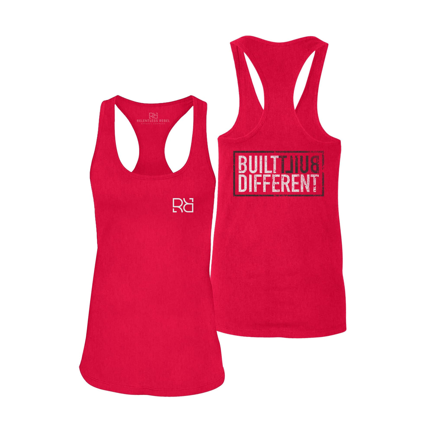 Built Different | Women's Racerback Tank Top