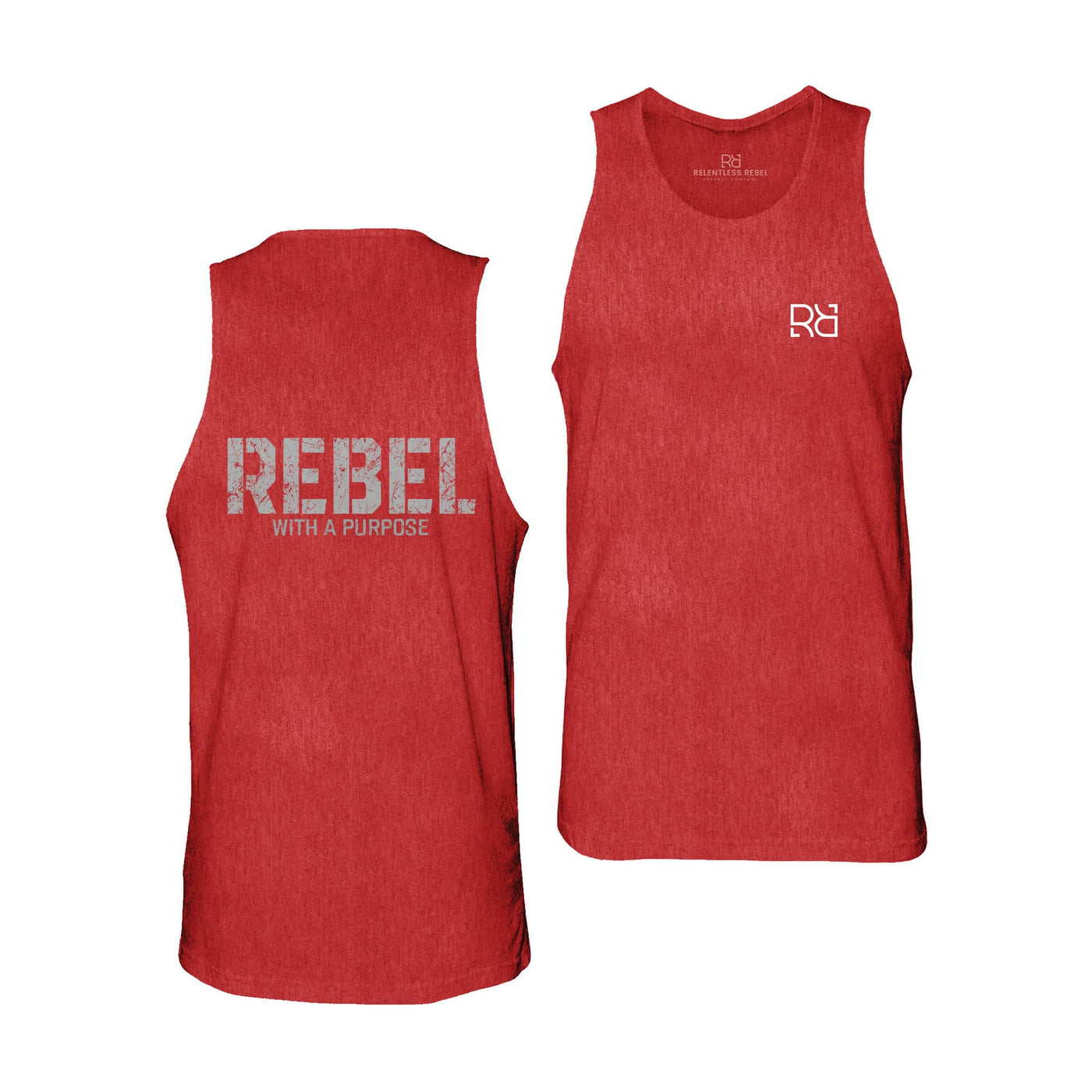 Red Rebel With A Purpose Men's Tank Top