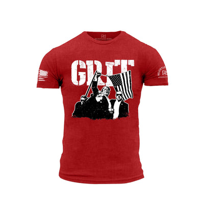 GRIT - DJT Historic Rebel Red Men's Tee