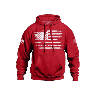 Relentless Rebel Flag | Front | Men's Hoodie