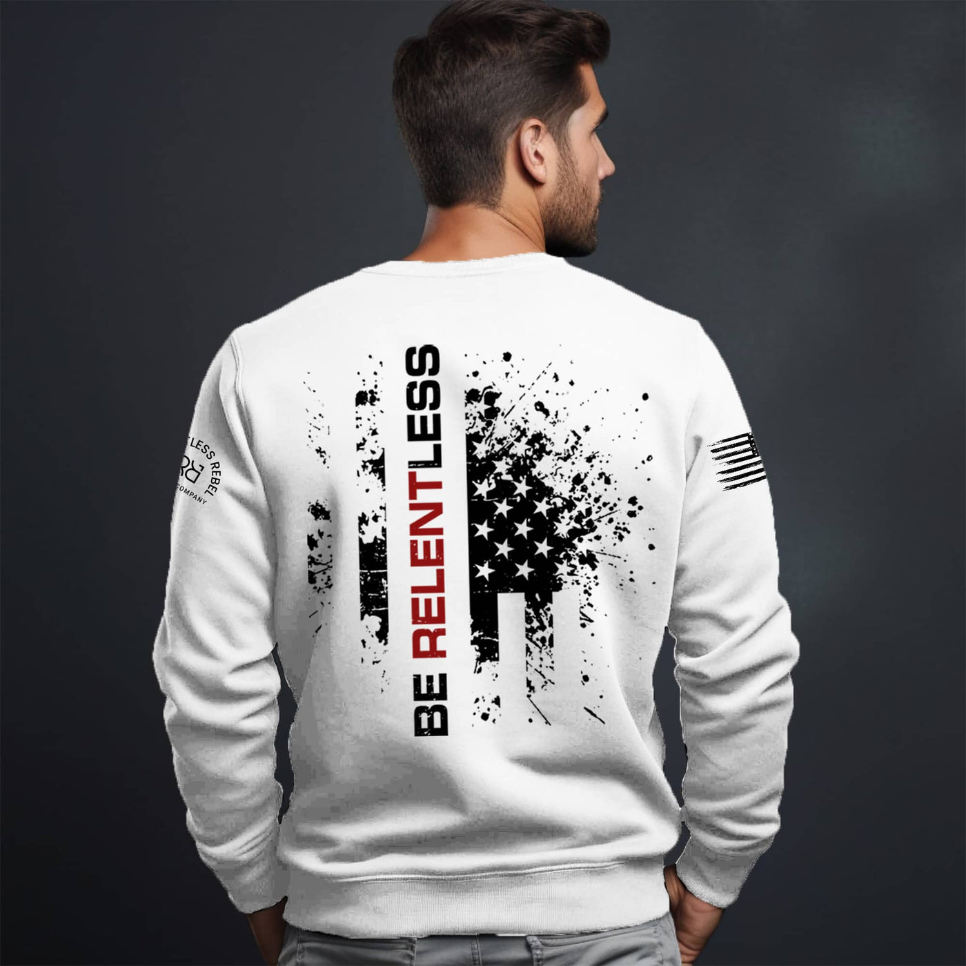 Relentless R Be Relentless | R | Crew Neck Sweatshirt – Relentless Rebel Apparel